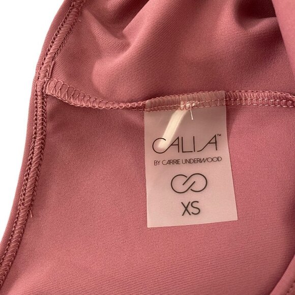 CALIA by Carrie Underwood Dusty Rose Pink Racerback Move Fitted Tank Top XS - Picture 6 of 7